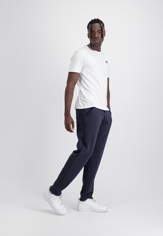 ALPHA INDUSTRIES Slim fit Trousers in Blue