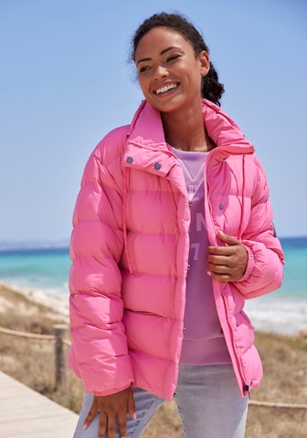 Elbsand Performance Jacket in Pink: front