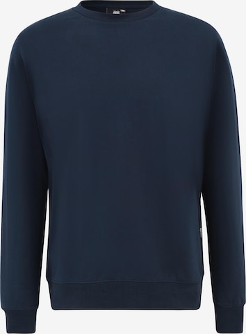 Sweat-shirt 'Plain Basic' Oldskull en bleu : devant
