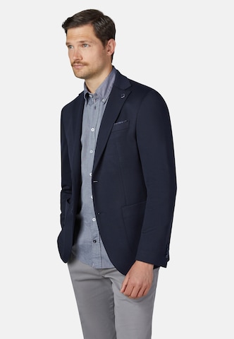 HECHTER PARIS Regular fit Business-colbert 'Modern Fit' in Blauw: voorkant