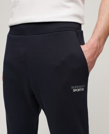 Superdry Slim fit Workout Pants in Blue
