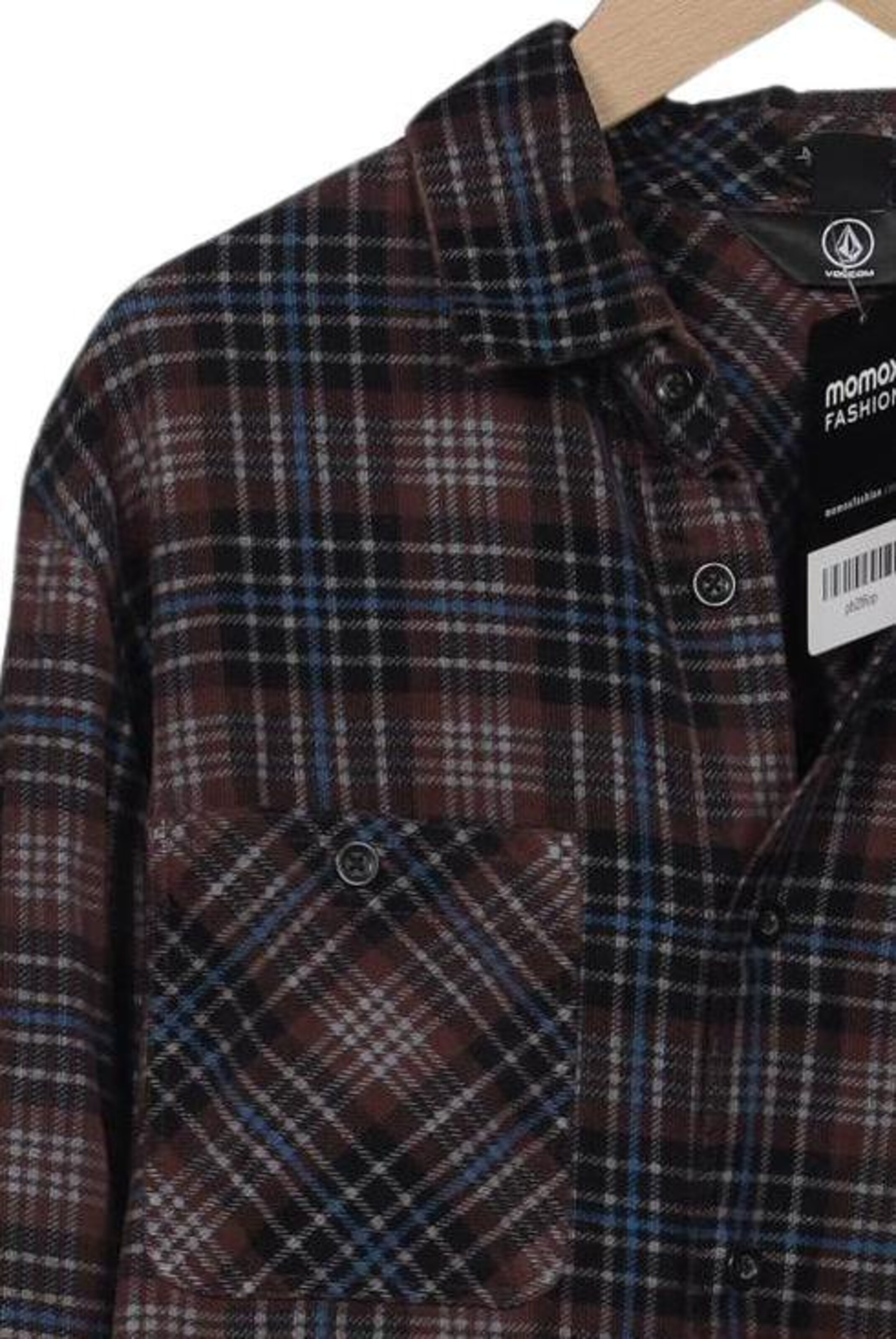Volcom Button Up Shirt in S in Brown