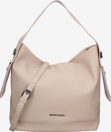 PIERRE CARDIN Shoulder Bag in Beige: front