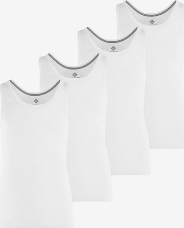 Nur Der Undershirt 'Longlife' in White: front