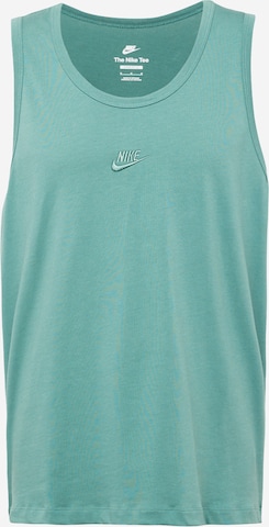 T-Shirt 'ESSNTL' Nike Sportswear en vert : devant