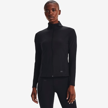 UNDER ARMOUR Athletic Jacket 'Motion' in Black: front