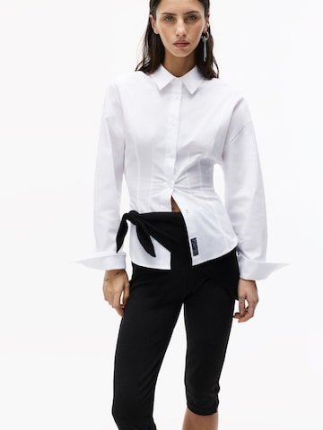 Pull&Bear Bluse i hvid: forside