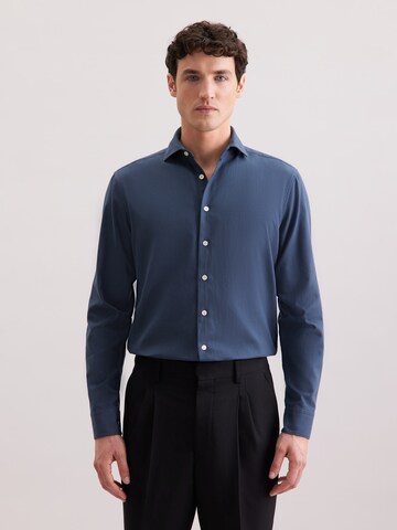 Coupe slim Chemise SEIDENSTICKER en bleu