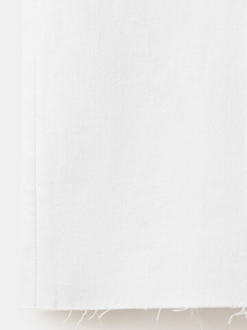 MANGO Wide leg Jeans 'CATHERIN' in White