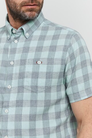FQ1924 Regular fit Overhemd 'Yaron' in Blauw