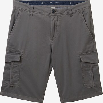 TOM TAILOR Cargo Pants in Grey: front