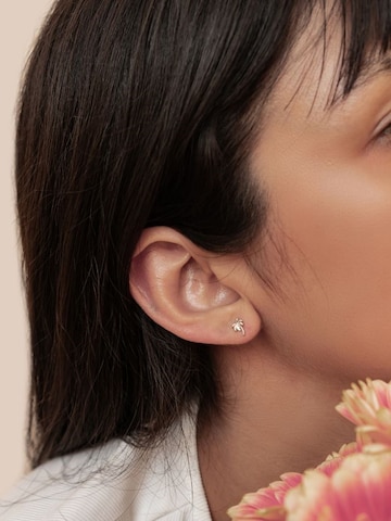 Hey Happiness - Pendientes 'Palm Tree' en plata