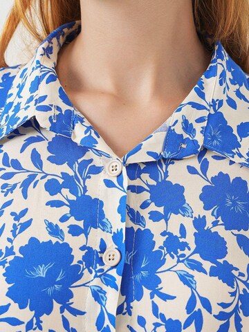 Abito camicia di Hiccup in blu