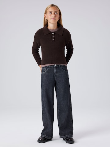 Pull-over 'NKFNIA' NAME IT en marron : devant