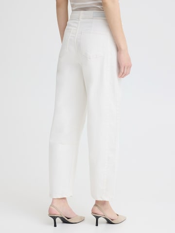 ICHI Wide leg Jeans 'IHZIGGY' in Wit