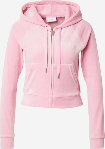 Juicy Couture - Sudadera con cremallera 'MADISON' en rosa: frente