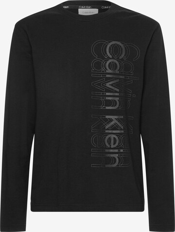 Calvin Klein - Camiseta en negro: frente