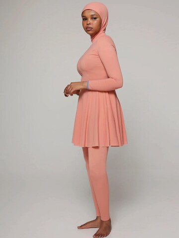 SIYA Swimwear Badeanzug 'East – Burkini/Modest' in Orange