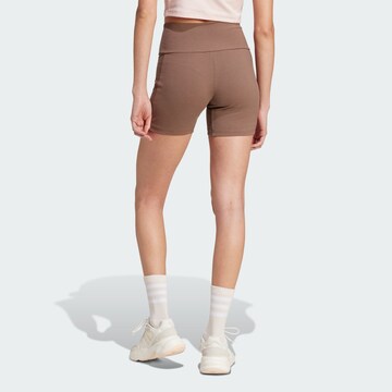 Skinny Pantalon de sport ADIDAS SPORTSWEAR en marron
