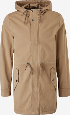 QS Between-Seasons Parka in Brown: front