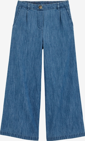 mėlyna WE Fashion Plačios klešnės Džinsai: priekis