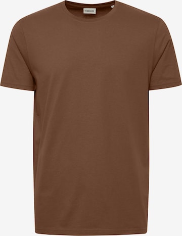 !Solid Shirt 'Rock' in Brown: front