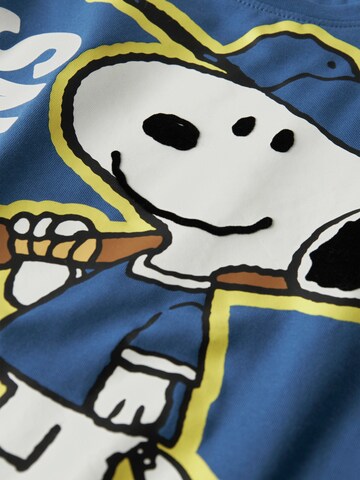 NAME IT Shirt 'NMMDENIS SNOOPY' in Blau
