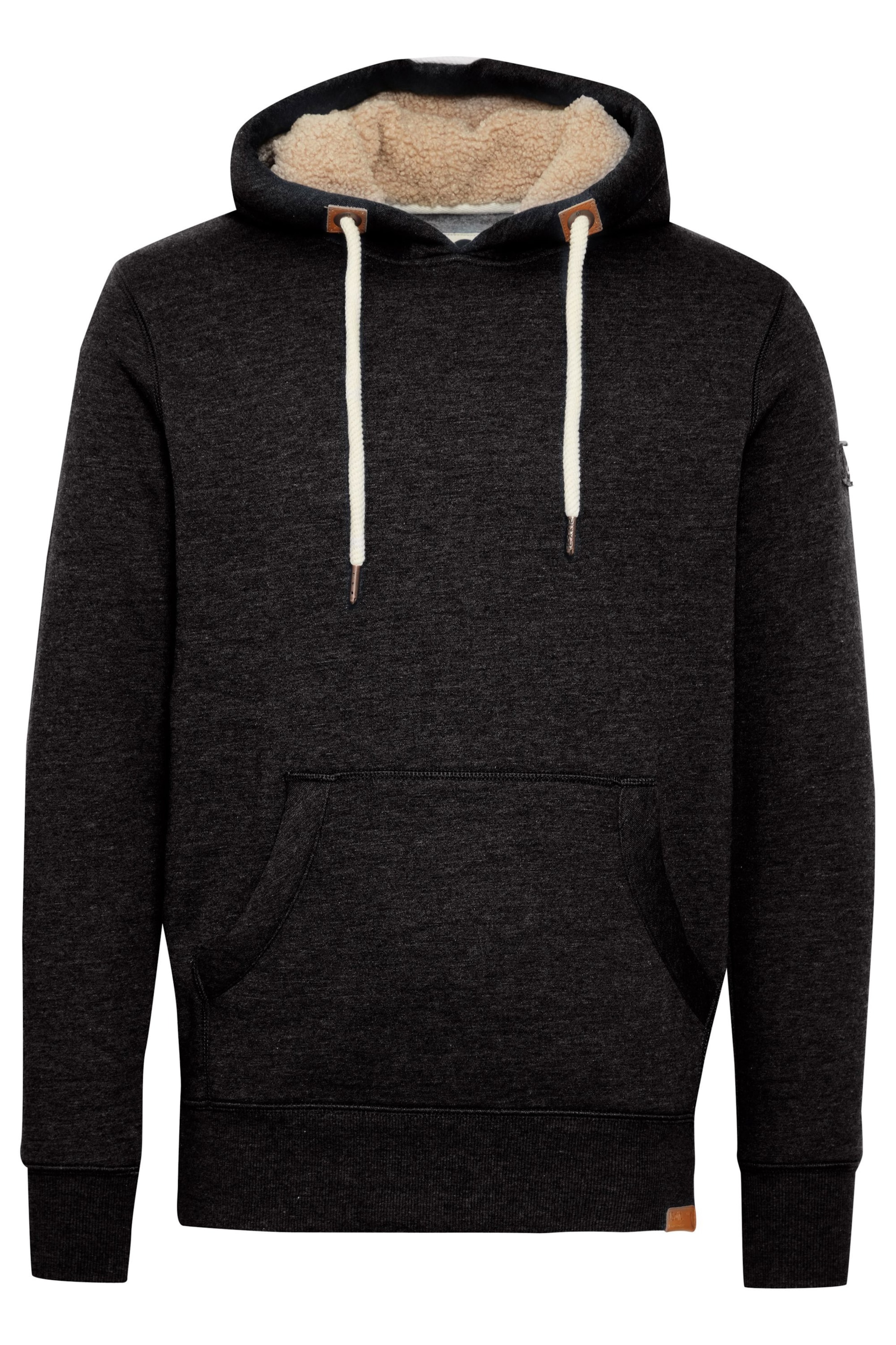 Sweat-shirt 'Trip Pile' !Solid en noir : devant