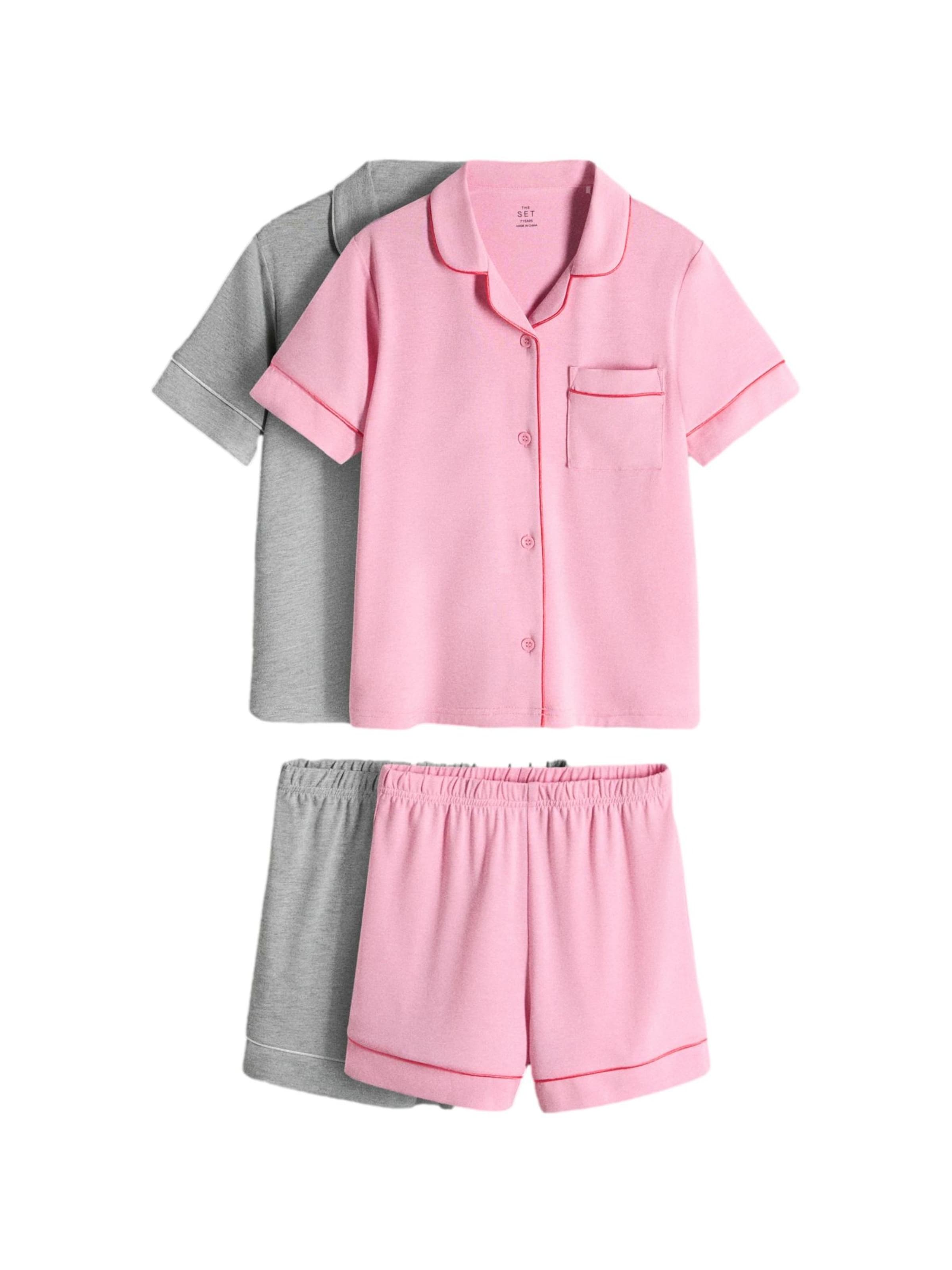 Pyjama The Set en gris : devant