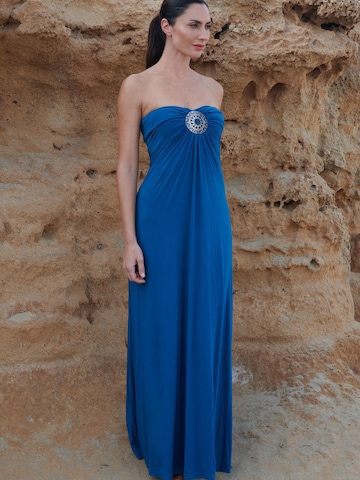 Chic by Lirette Dress 'Strapless dress Natural' in Blue