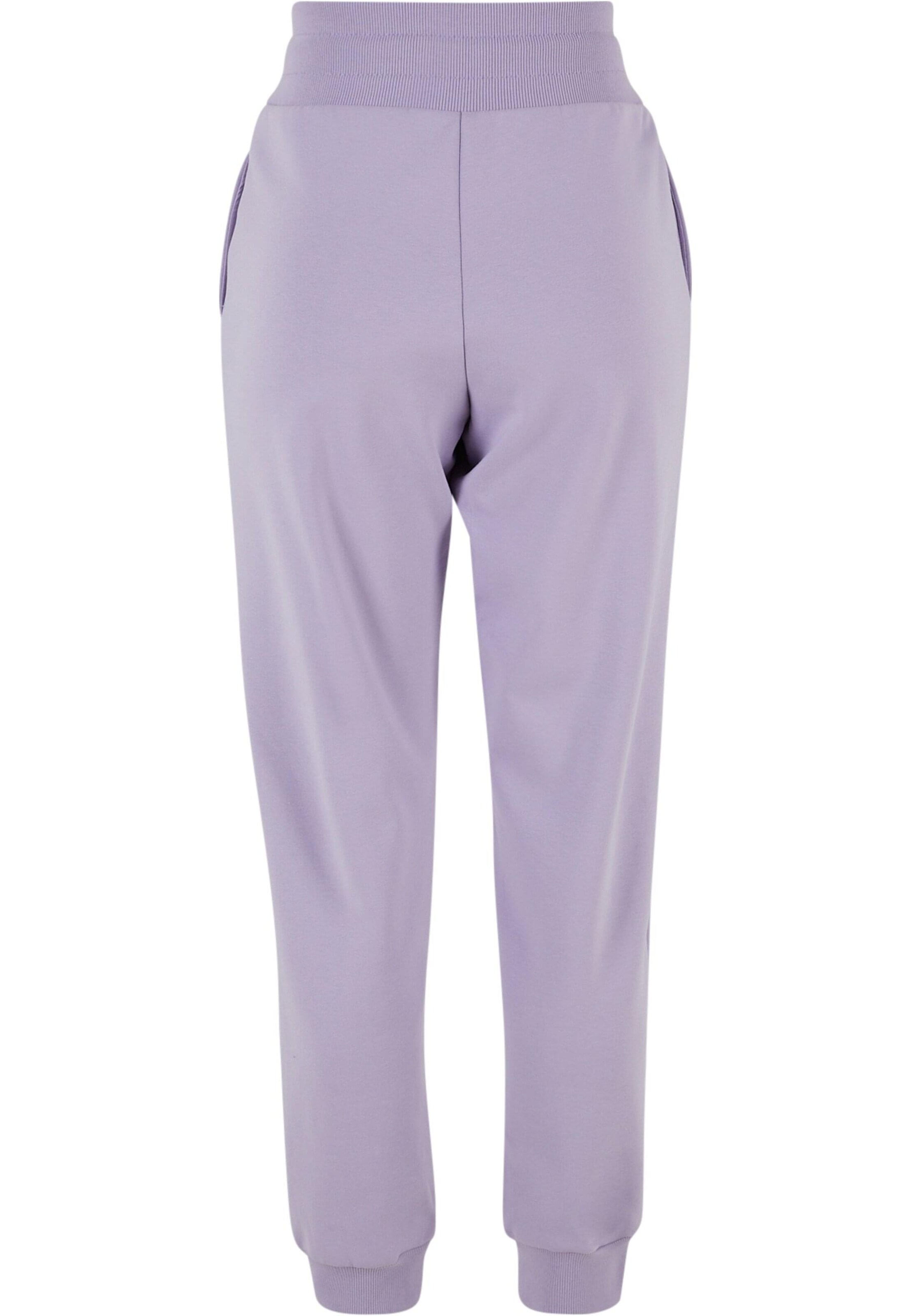 Urban Classics Tapered Broek in Lila