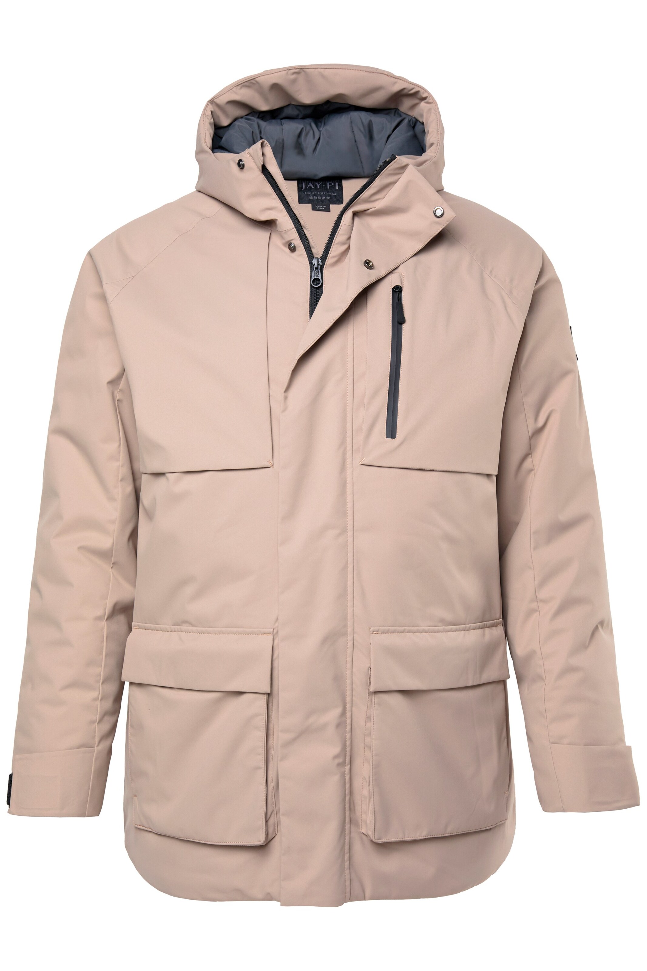 JAY-PI Weatherproof jacket in Beige: front