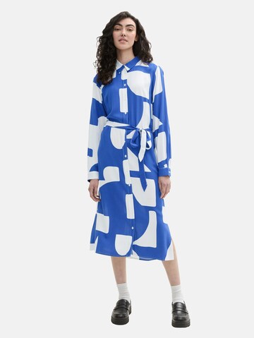 TOM TAILOR DENIM Blousejurk in Blauw
