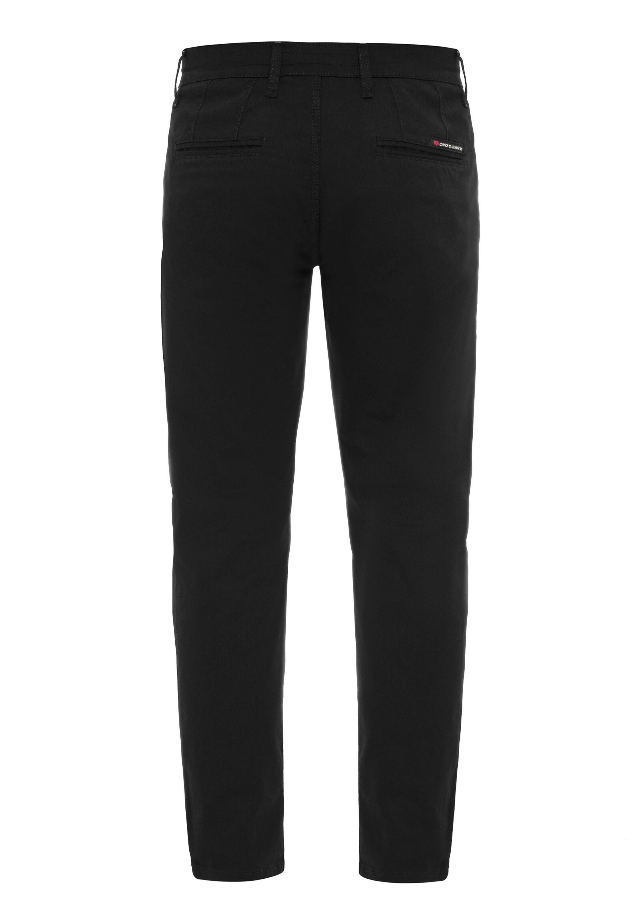 CIPO & BAXX Regular Chino Pants in Black