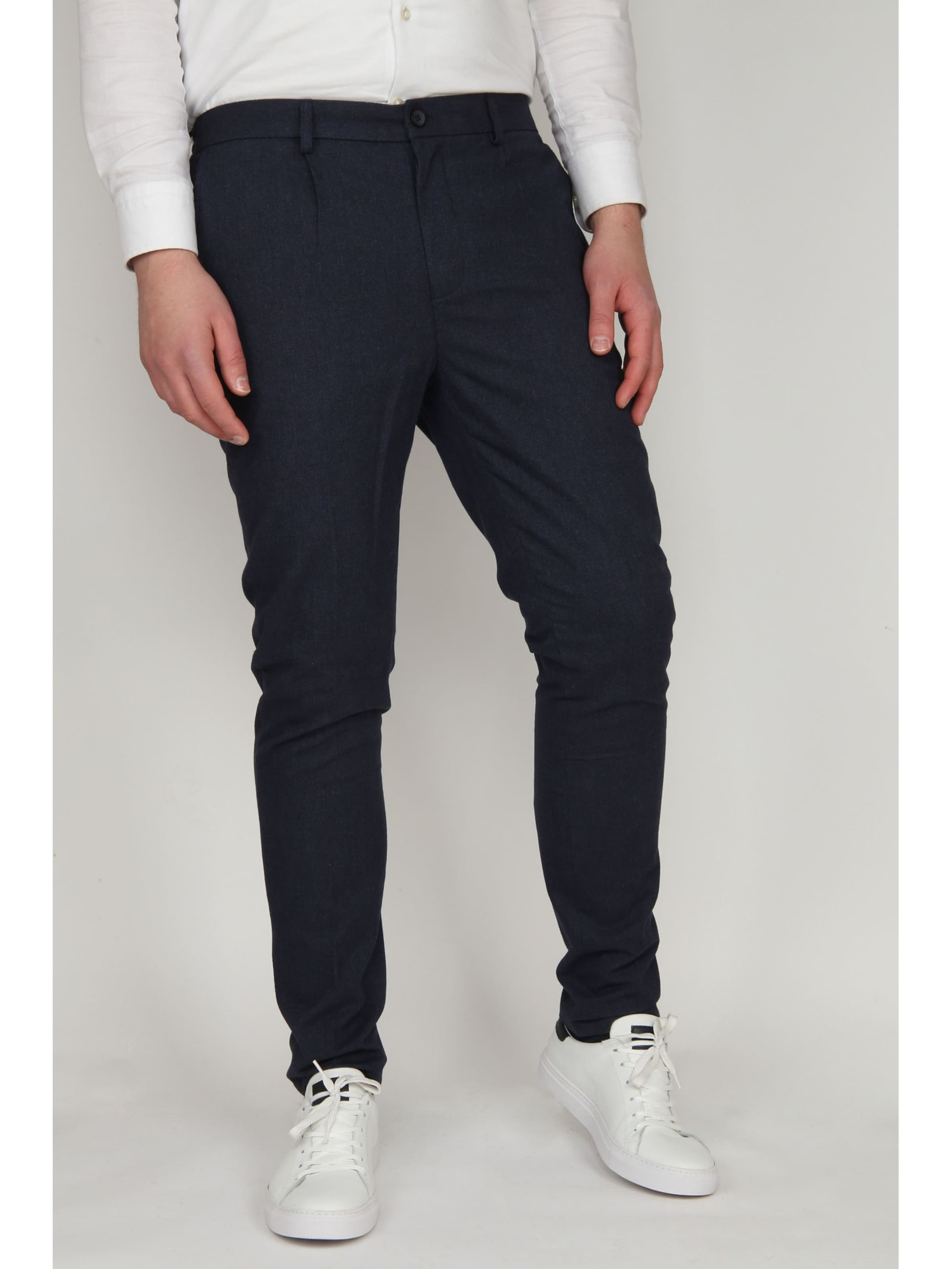 Suitable Slimfit Pantalon 'Travis' in Blauw