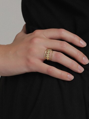 Pilgrim Ring in Gold: front