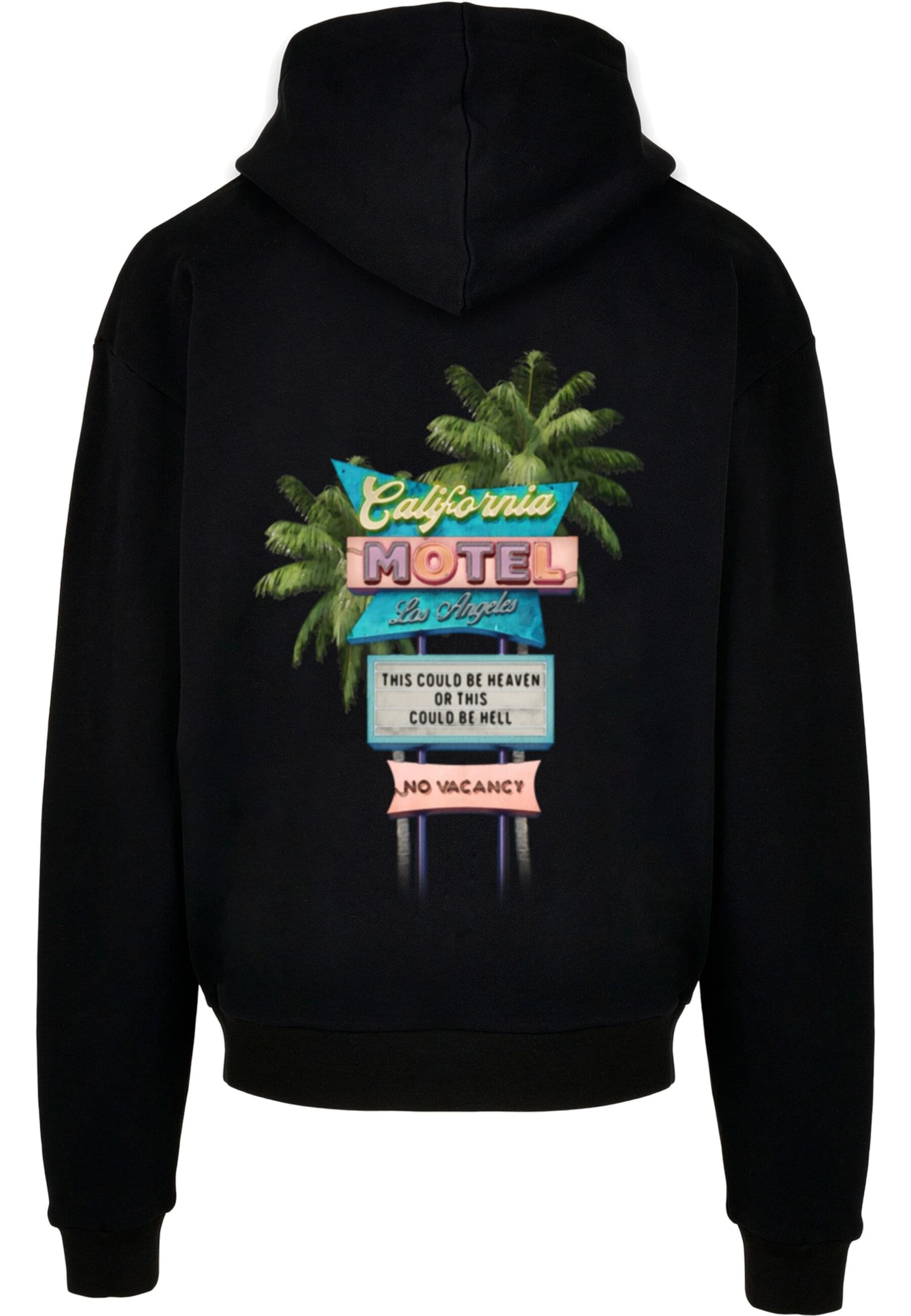 MT Upscale - Sudadera 'California Motel' en negro