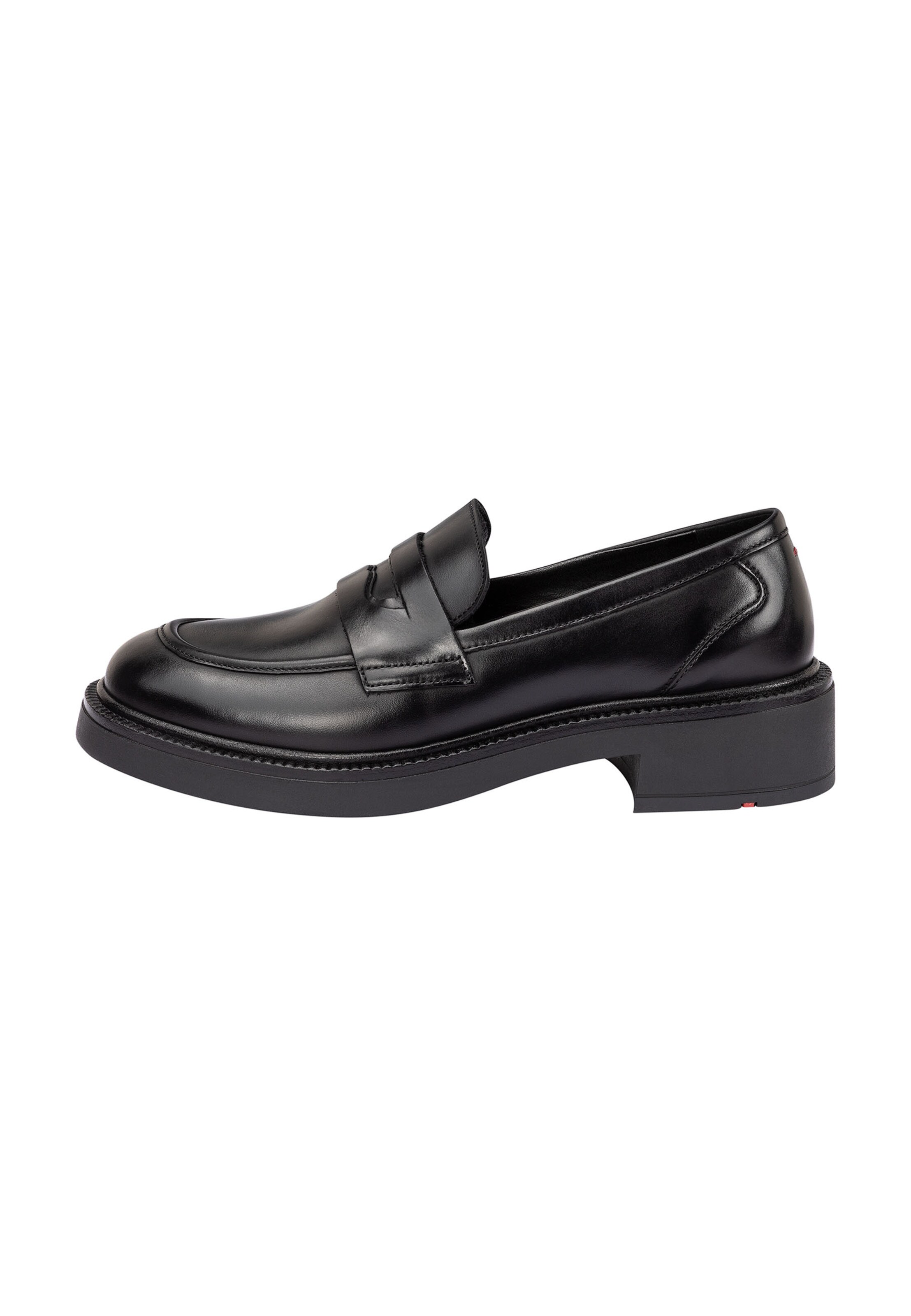 LLOYD Classic Flats in Black: front