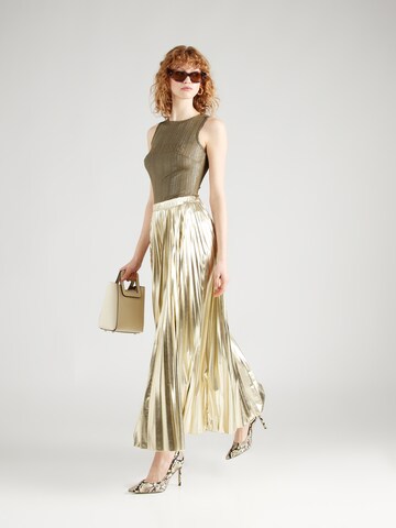 MAX&Co. Skirt in Gold