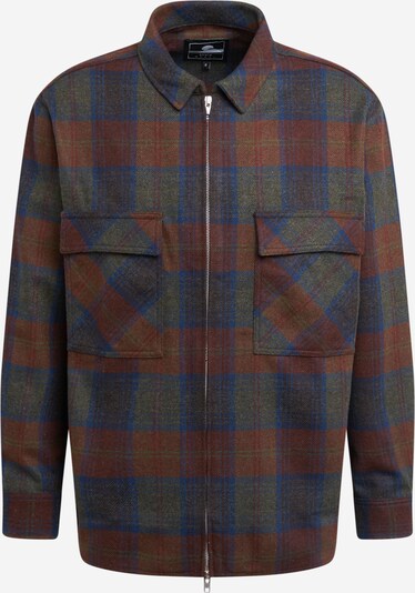 EDWIN Shirt 'Radar' in Dark blue / Olive / Rusty red, Item view