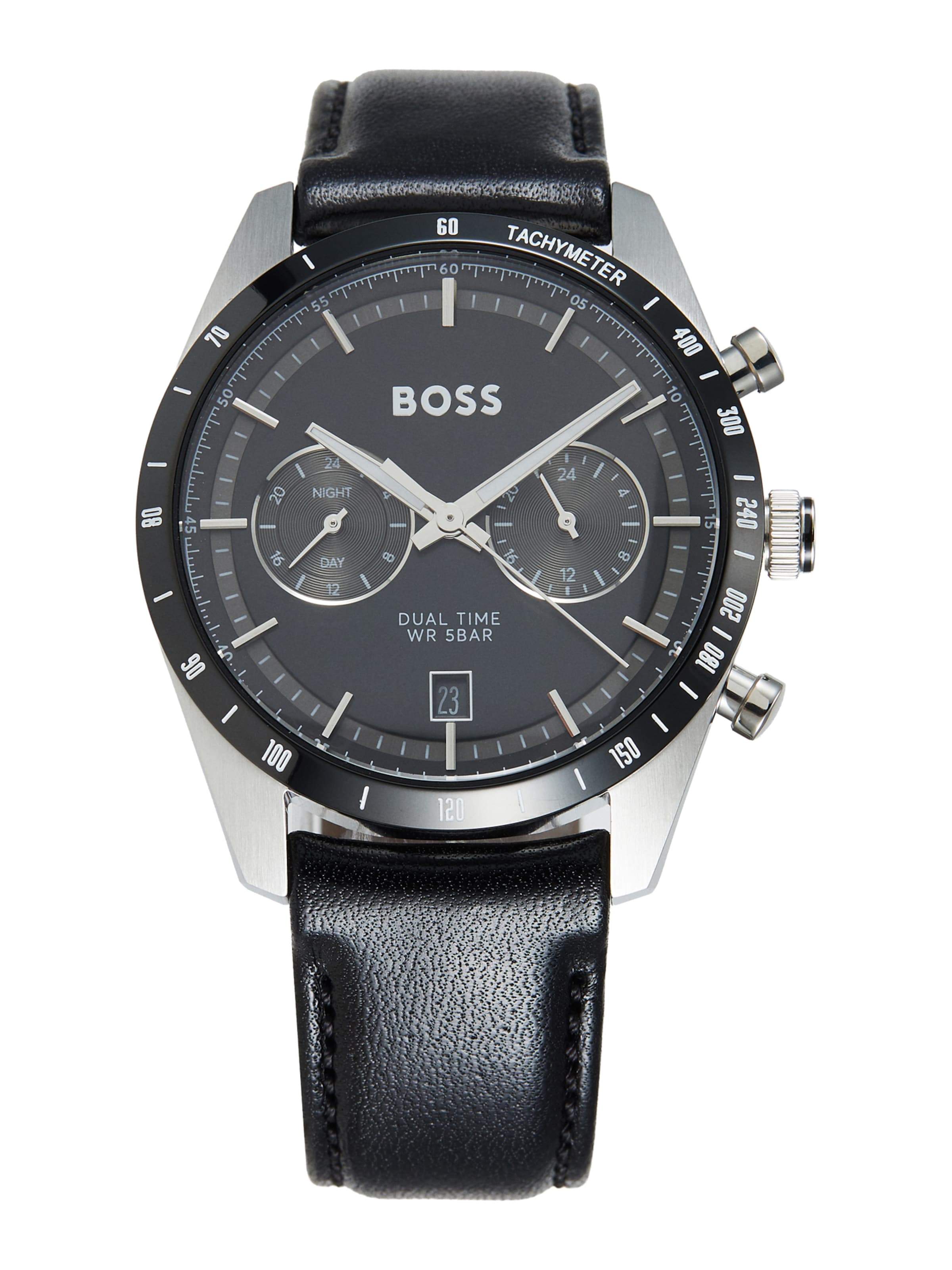 BOSS Аналоговые часы 'Tourmaster' в Черный: спереди