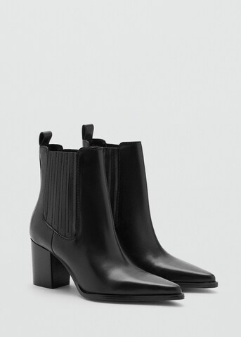 MANGO Booties 'Wass' in Black