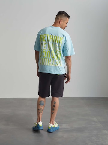 ABOUT YOU x Benny Cristo Shirt 'Claas' in Blauw