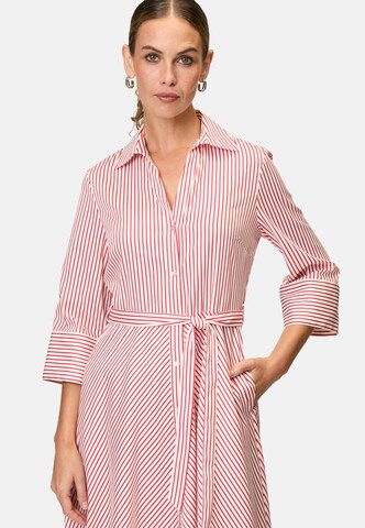 zero Midikleid mit Bindegürtel in Rot