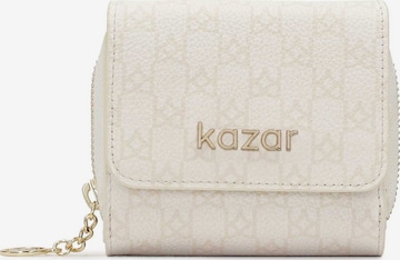Kazar Wallet in White: front