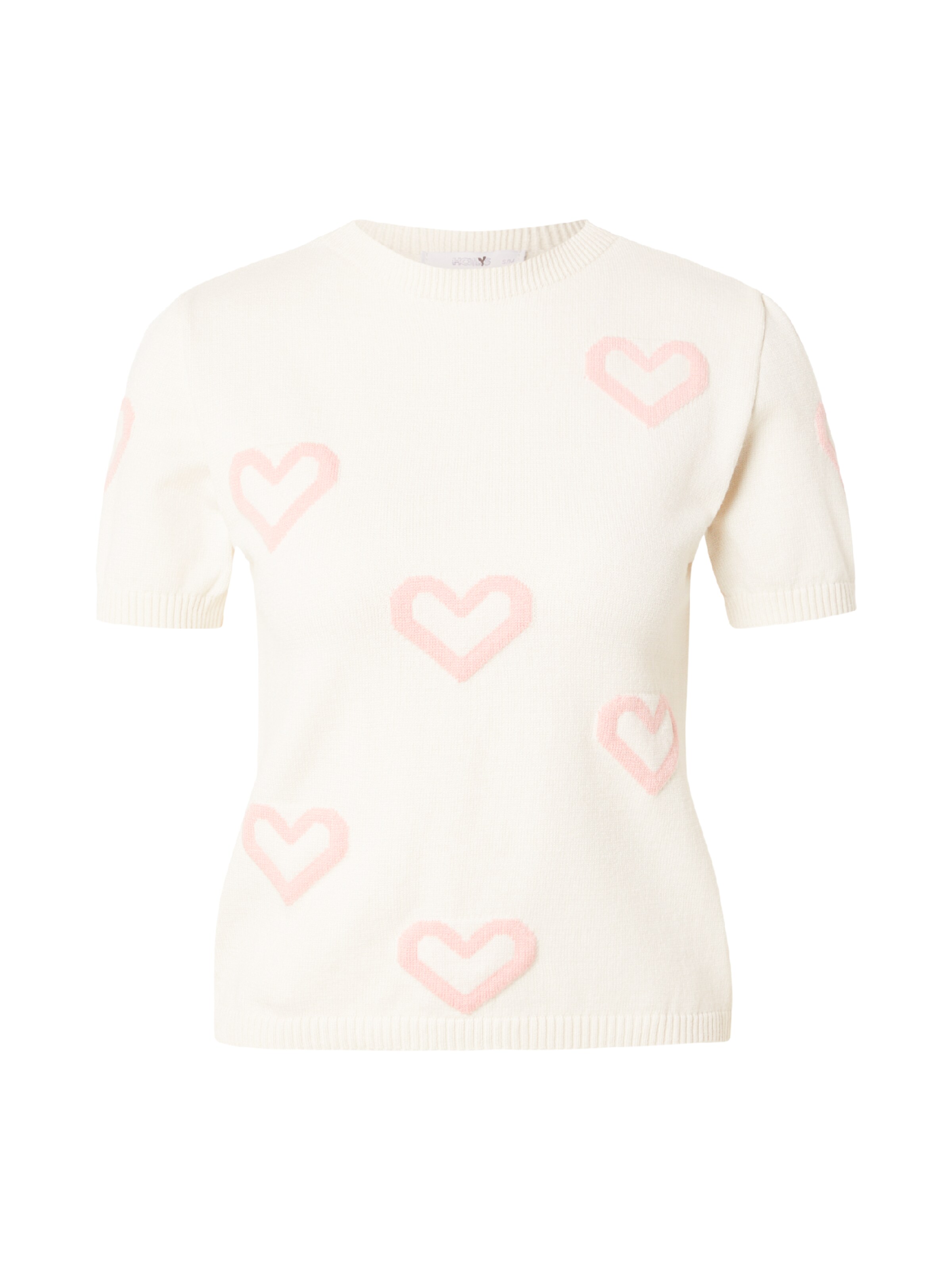 Hailys Sweater 'Ca44ty' in Rose / Off white, Item view