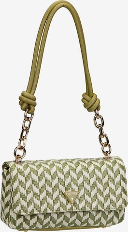 Borsa a spalla 'Tessi' di GUESS in verde: frontale