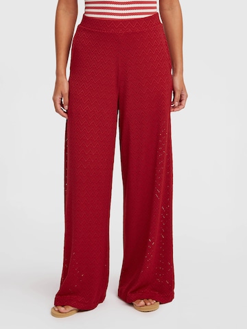 O'NEILL Zvonové kalhoty Kalhoty – červená: přední strana