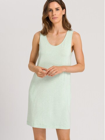 Hanro Nightgown 'Natural Elegance' in Green: front