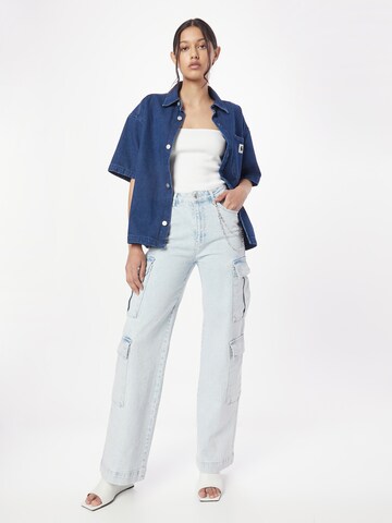 Loosefit Jeans cargo di Tally Weijl in blu